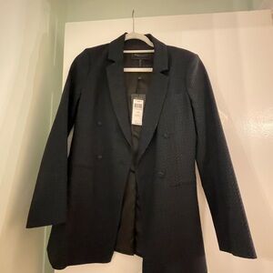 BCBG Textured Black Blazer